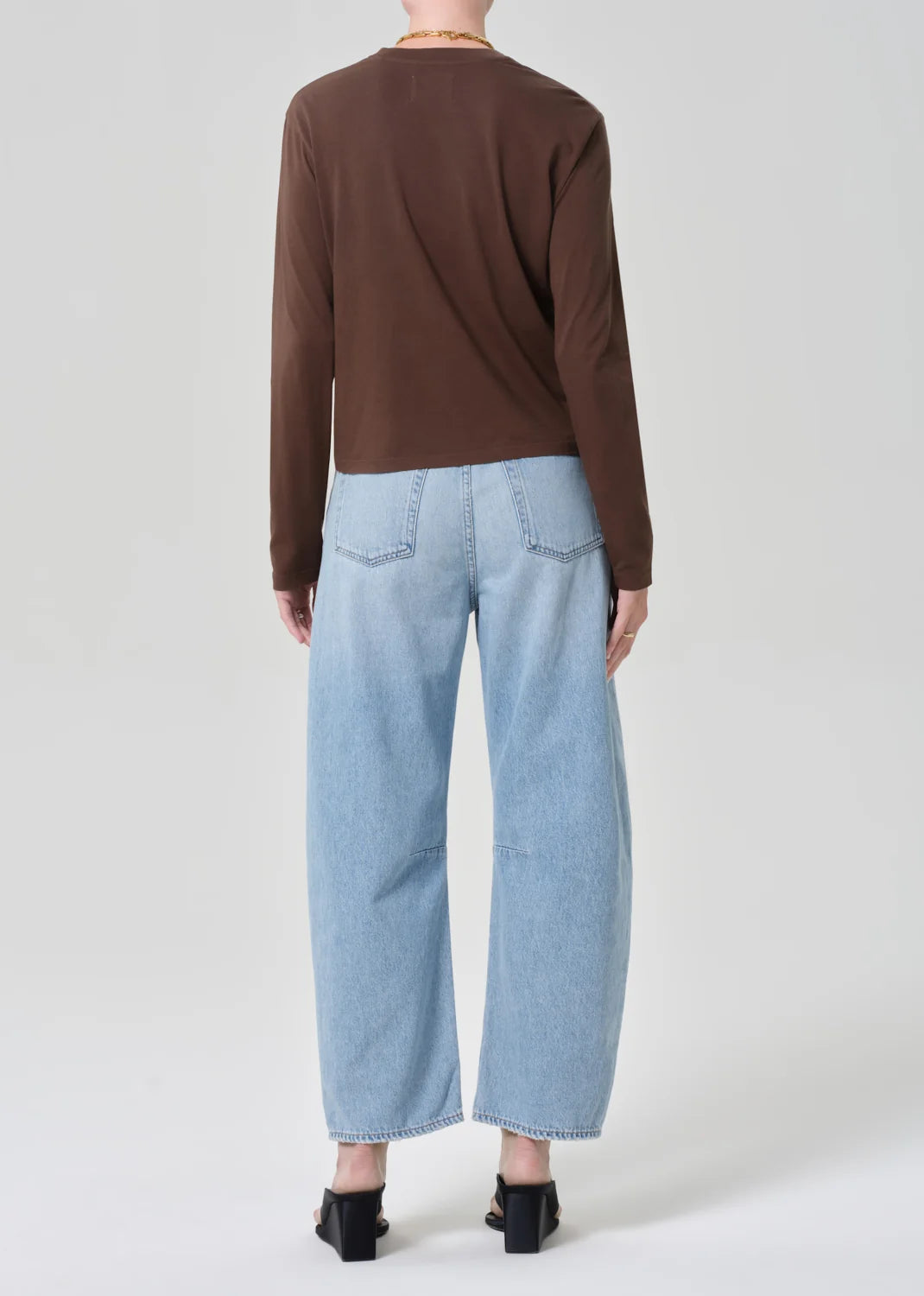 Citizens of Humanity Miro relaxed jean in Ritual light vintage indigo wash, back view