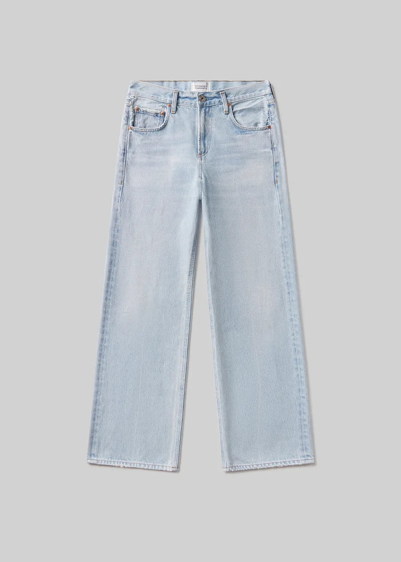 Citizens of Humanity Lindz Easy Straight Jean in Lighthouse, flat lay front view