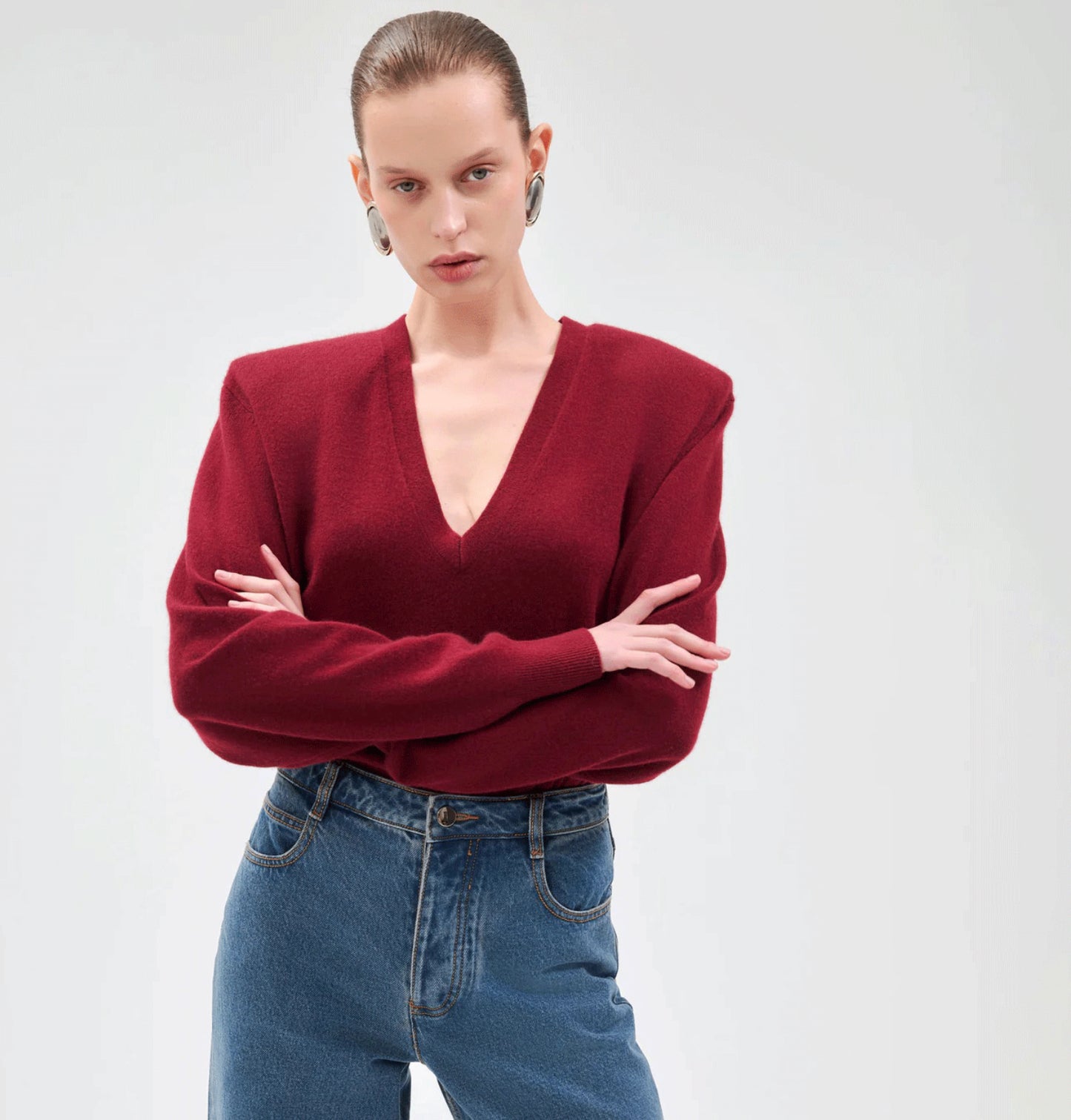 Ox Blood Landen Sweater