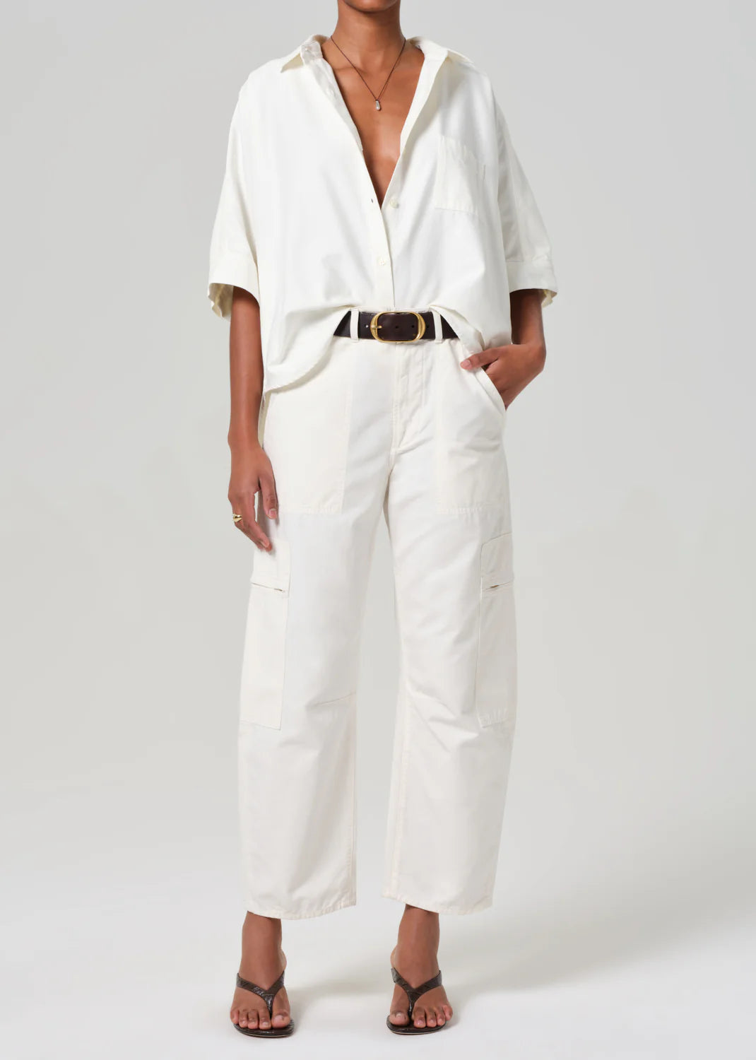 Claire Origami Shirt In Pashmina