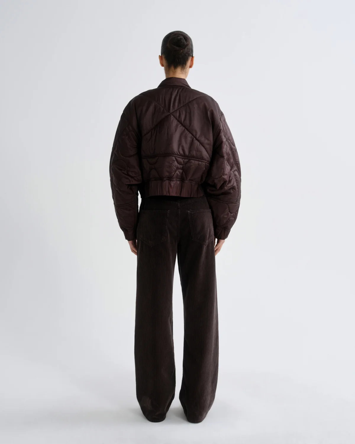 AGOLDE Iona Quilted Jacket in Infusion