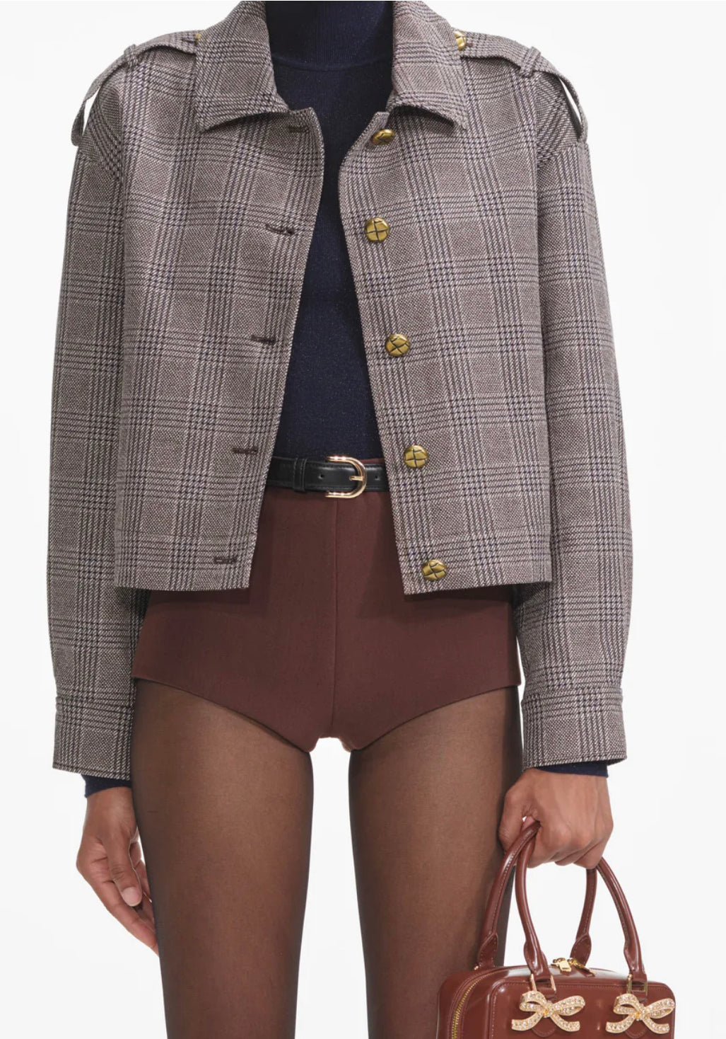Brown Check Jacket