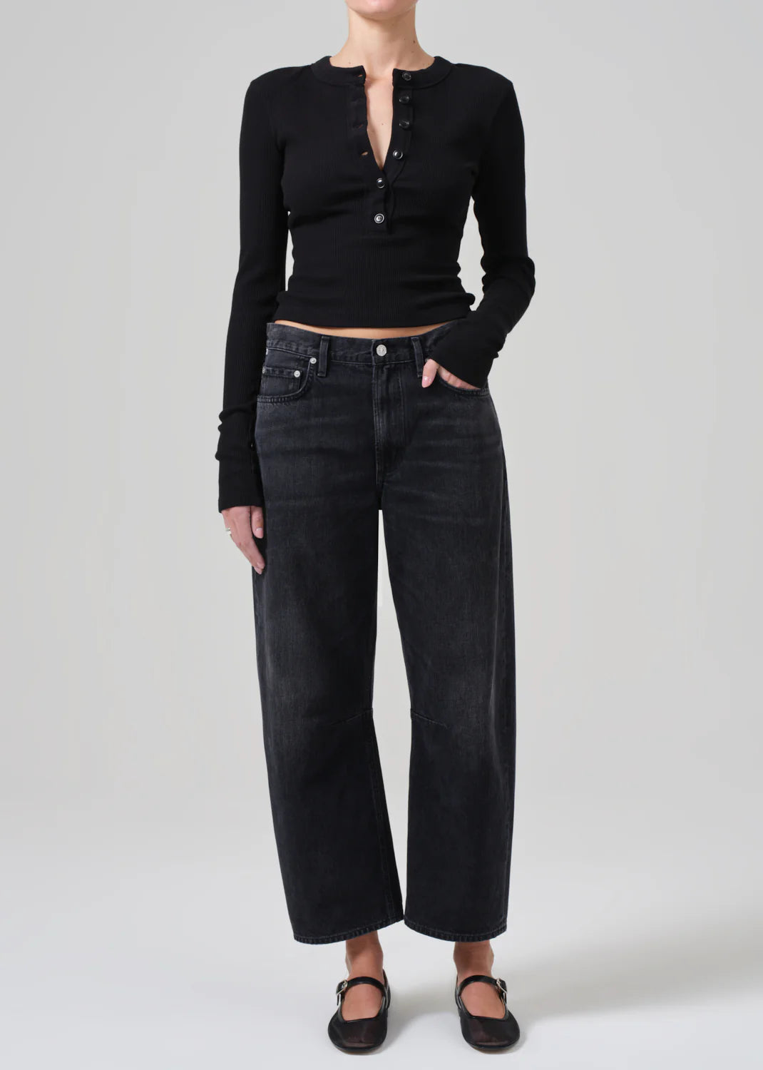 Miro Jean In Washed Black