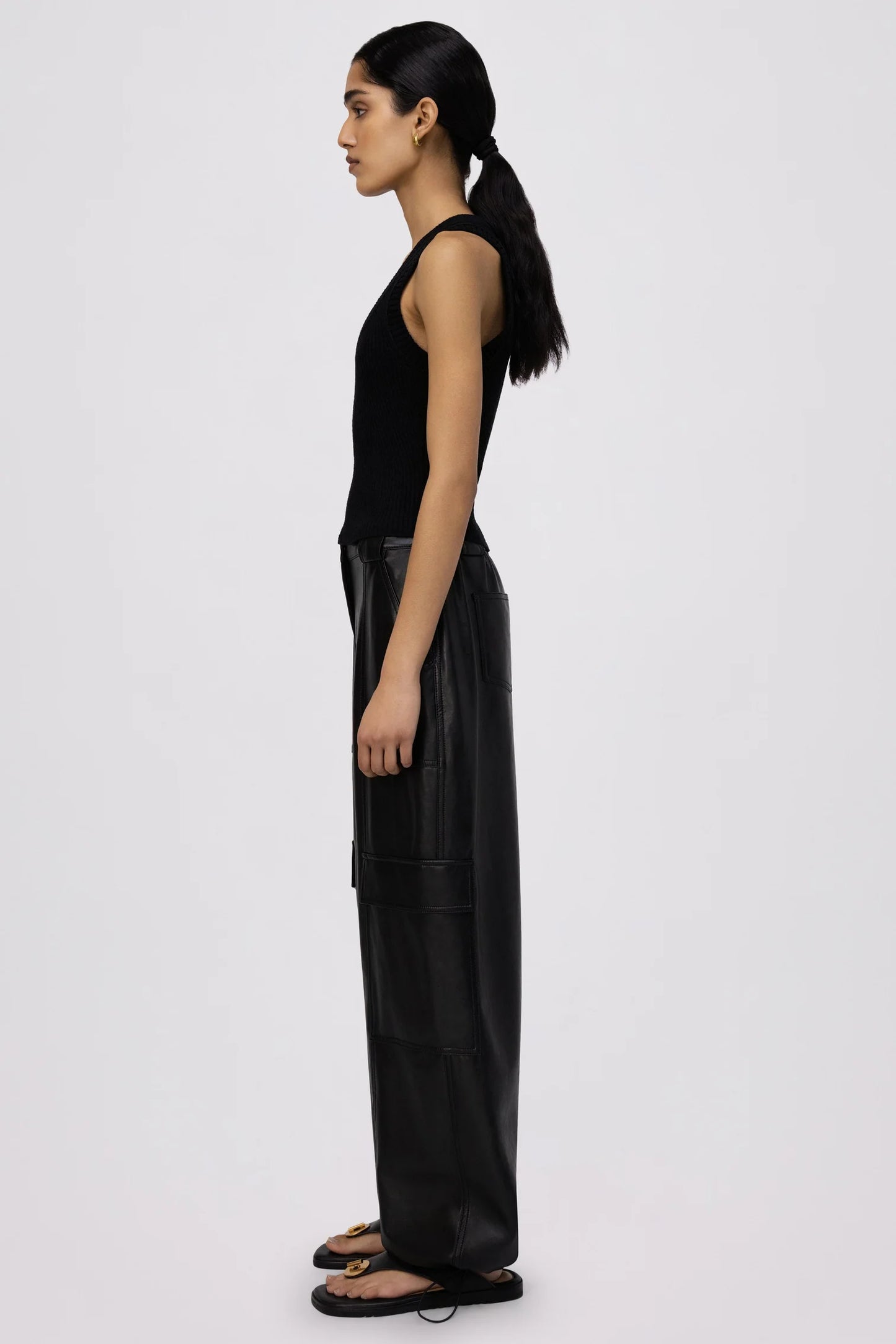 SOFIA VEGAN LEATHER PANT