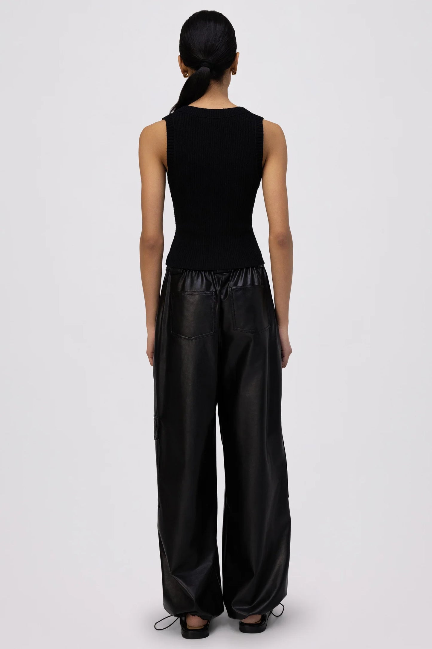 SOFIA VEGAN LEATHER PANT