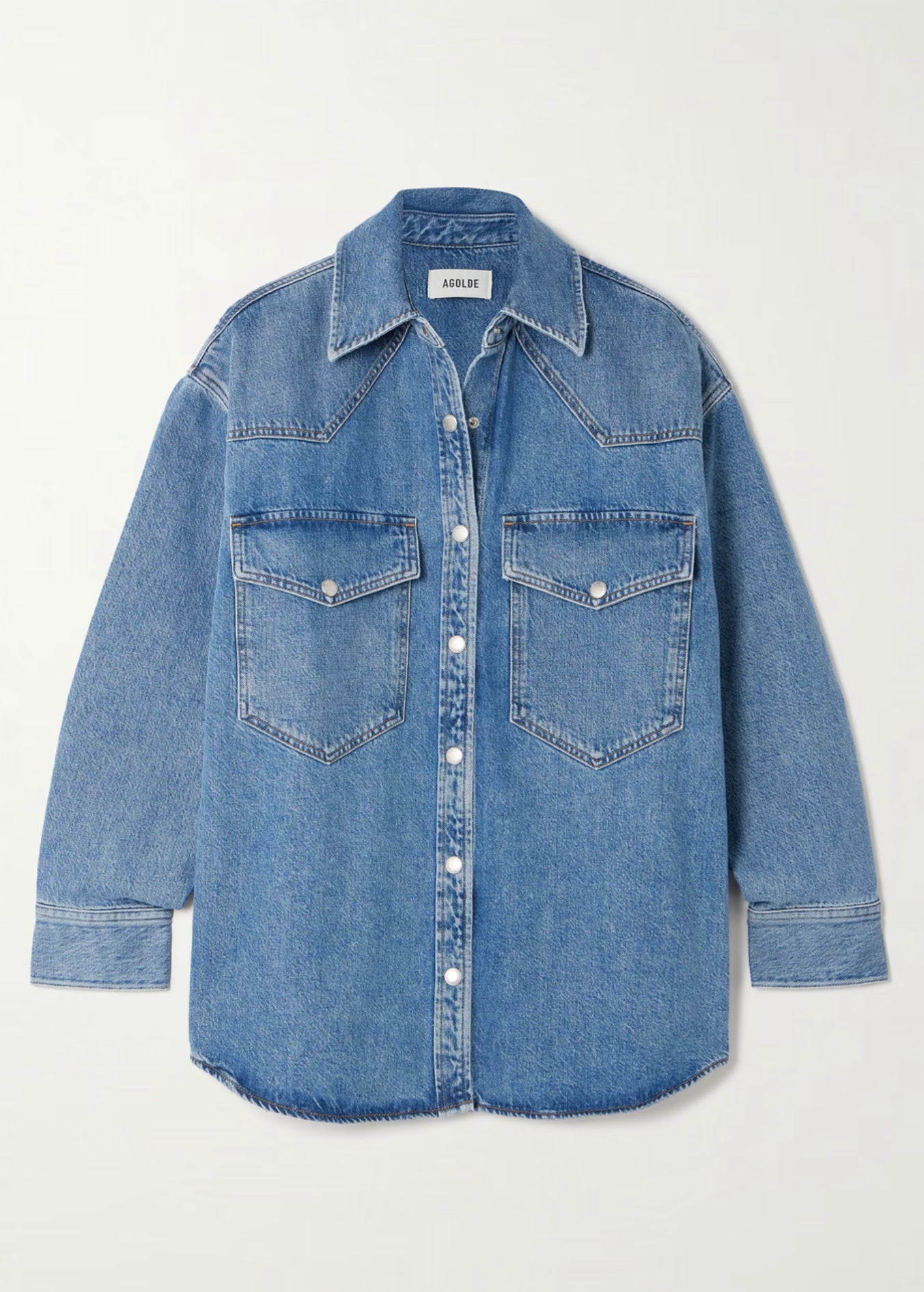 Agolde Lotta Denim Shirt