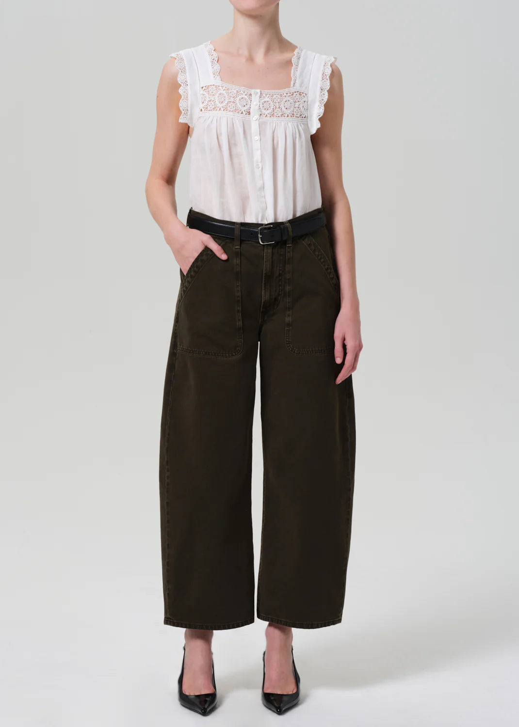 Citizens Of Humanity Ayla Cargo Crop