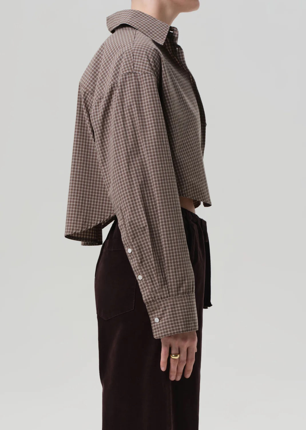 Citizens Of Humanity Ana Cropped Shirt