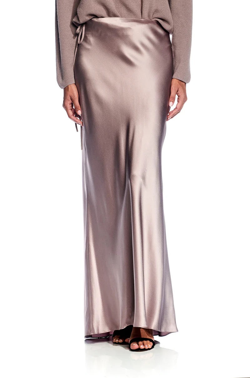 The Sei Bias Maxi Skirt-Steel