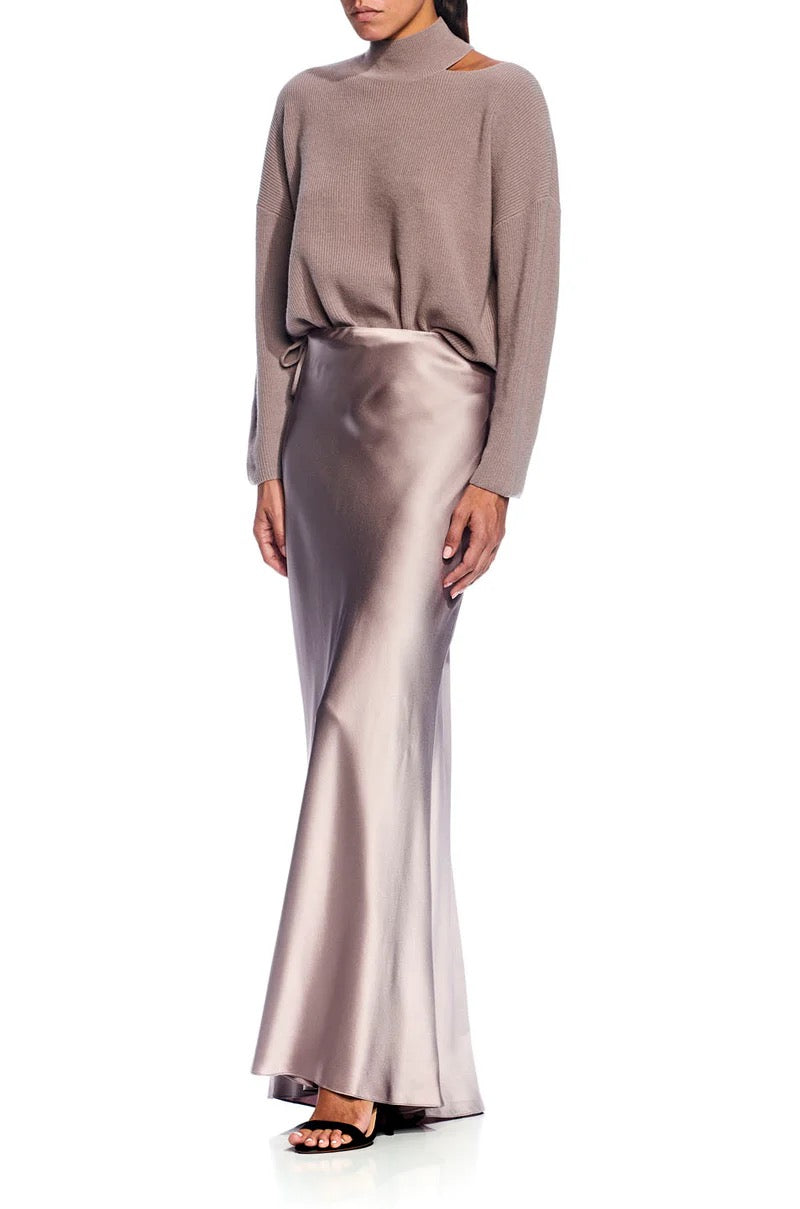 The Sei Bias Maxi Skirt-Steel