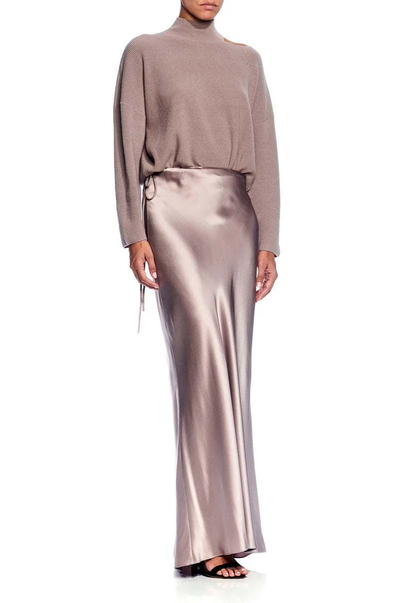 The Sei Bias Maxi Skirt-Steel