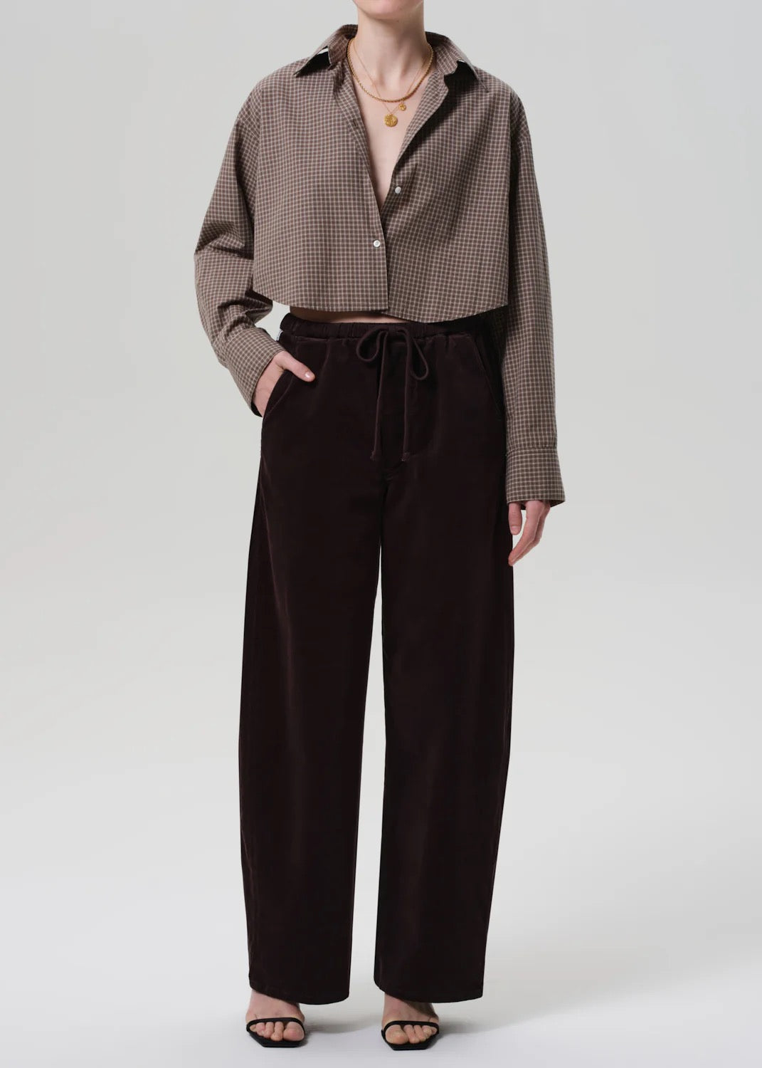 Citizens Of Humanity Ana Cropped Shirt