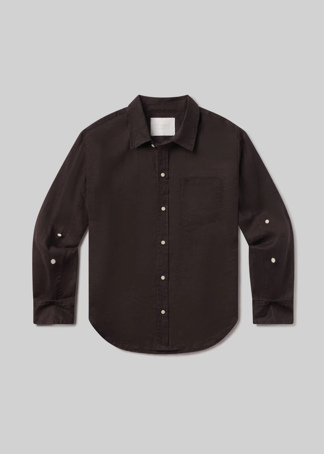 Citizens Of Humanity Kayla Shrunken Shirt In Chocolate