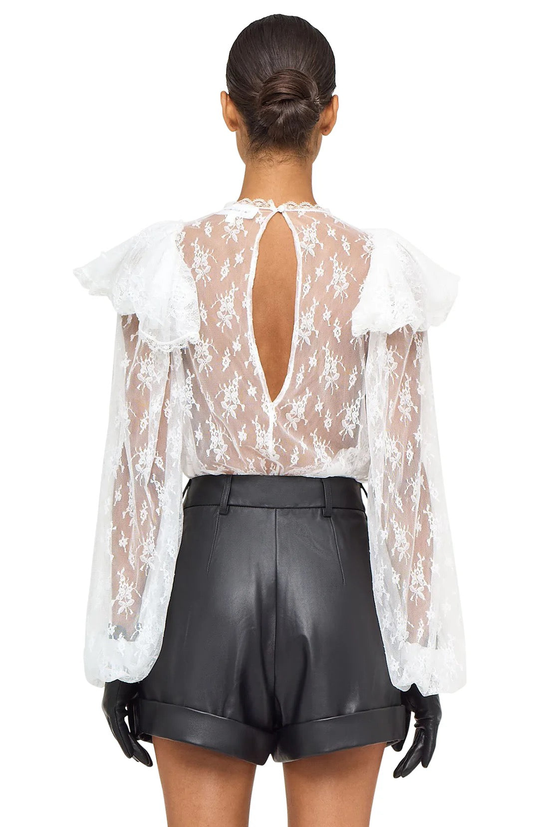 Ronny Kobo Talia Blouse In White