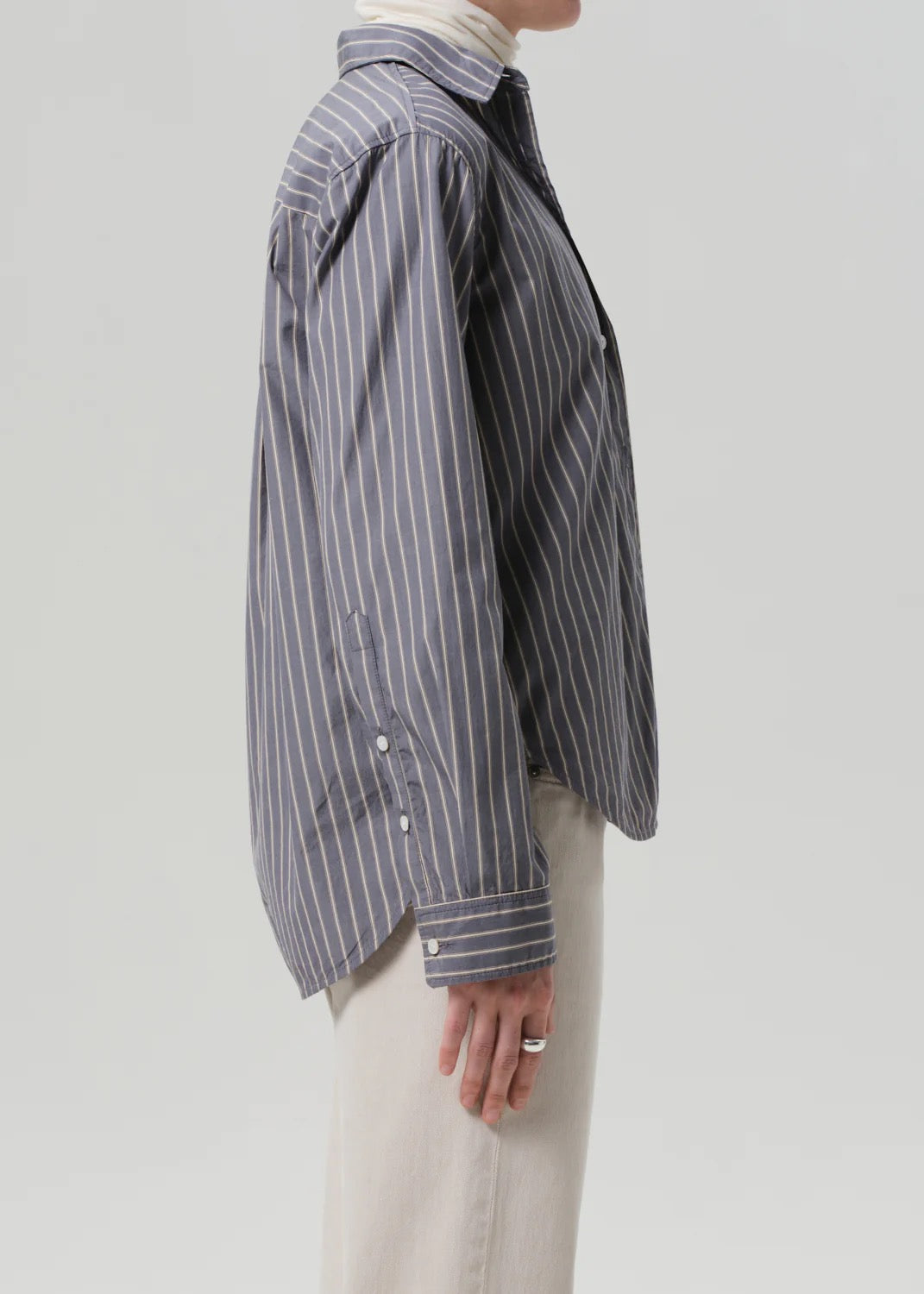 Citizens Of Humanity Avni Slim Shirt-Cleo Stripe