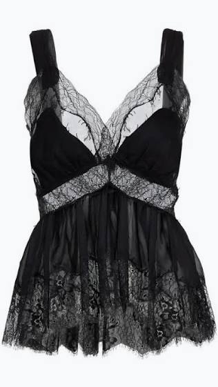 Ronny Kobo Melody Top in Black