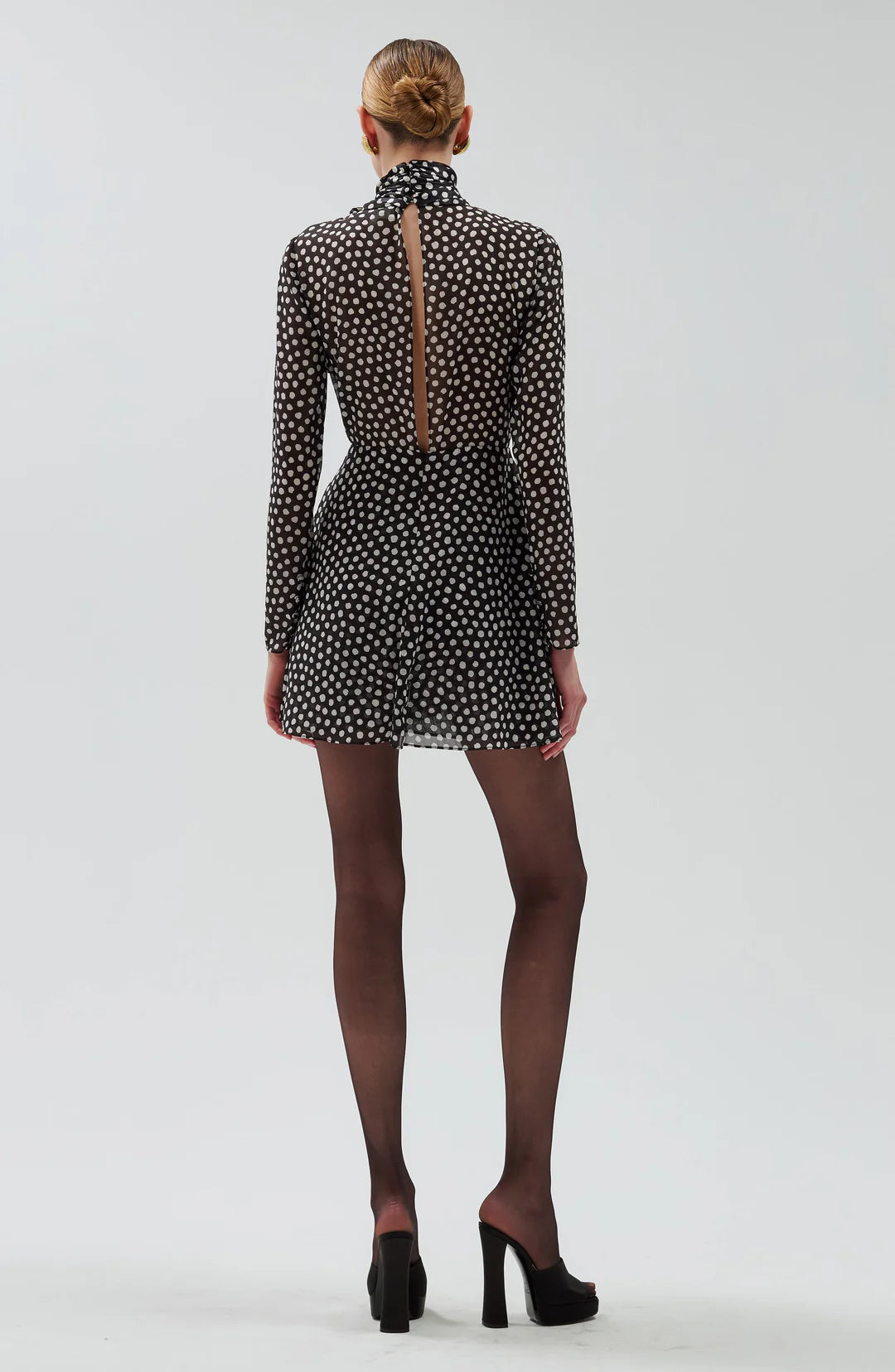 Carlotta Dress Black Ivory