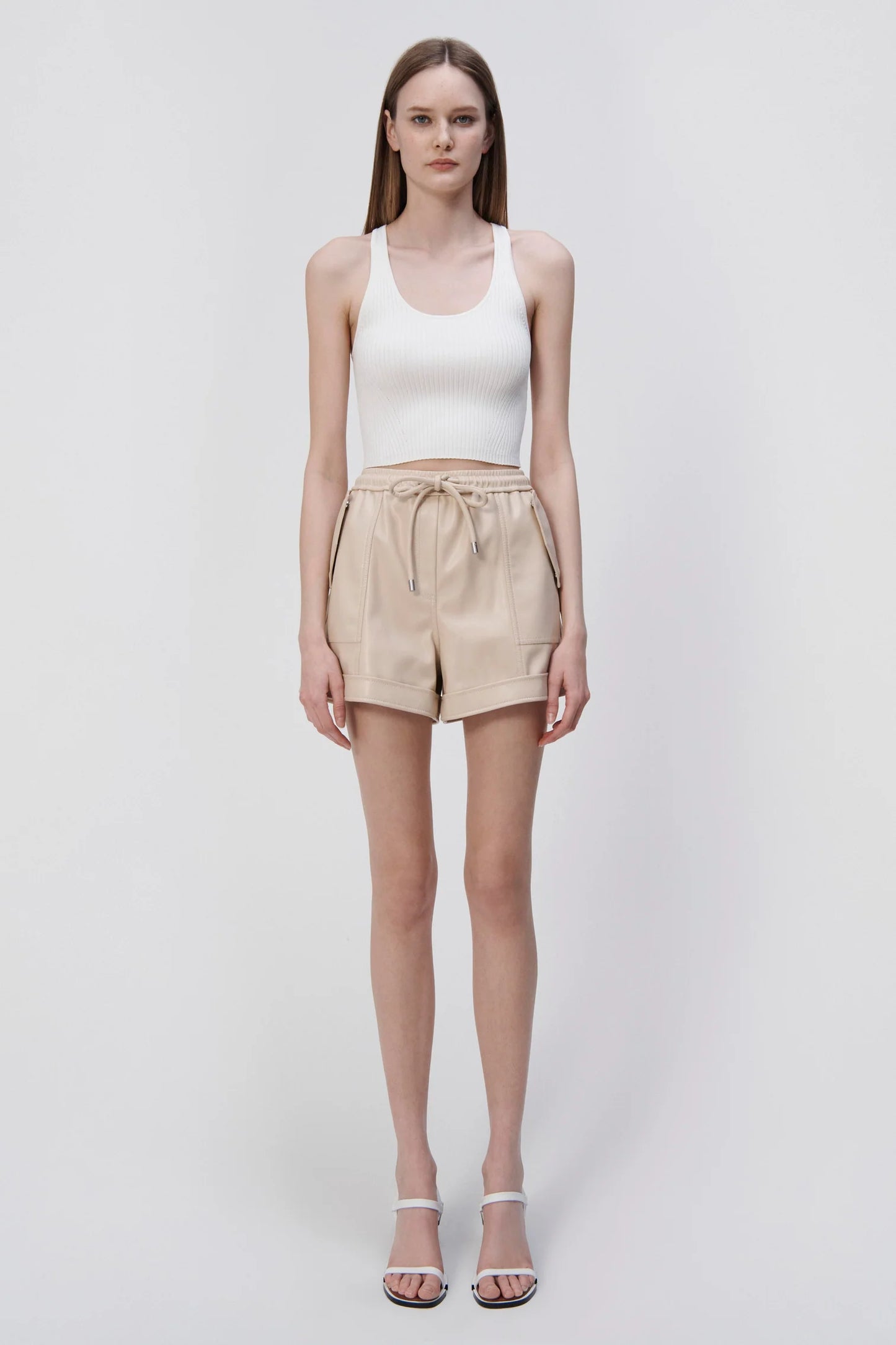 DOAH VEGAN LEATHER SHORTS