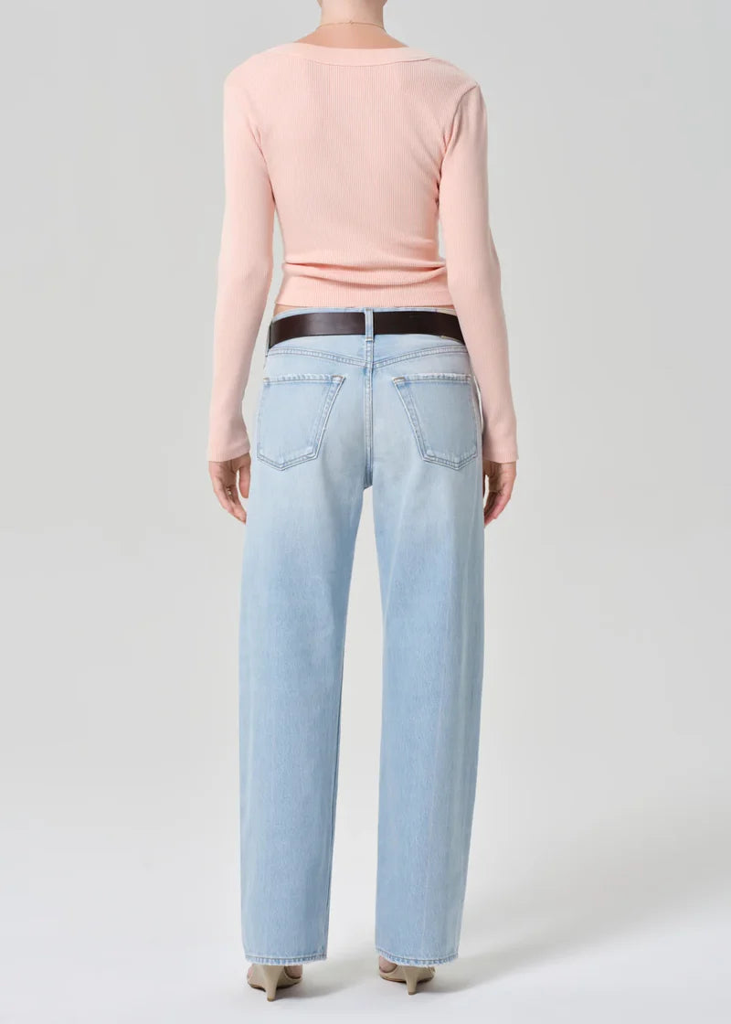 Citizens of Humanity Lindz Easy Straight Jean in Lighthouse, back view