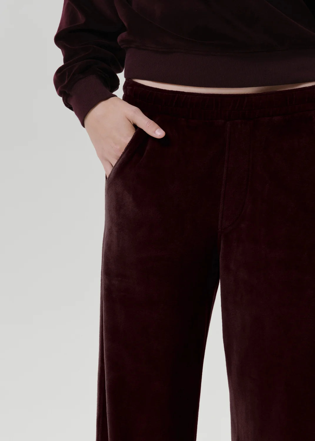 Citizens of Humanity Brynn Drawstring Pant in Burgundy