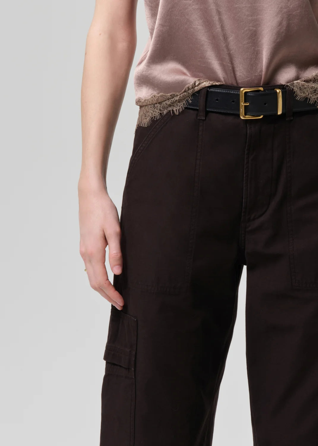 Citizens of Humanity Ciela Bubble Utility Pant in Espresso