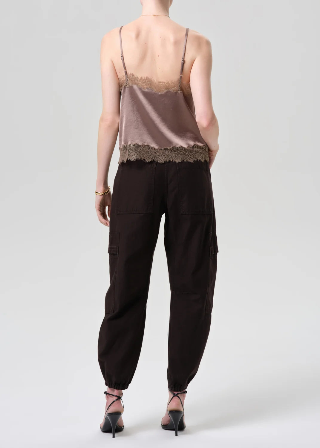 Citizens of Humanity Ciela Bubble Utility Pant in Espresso