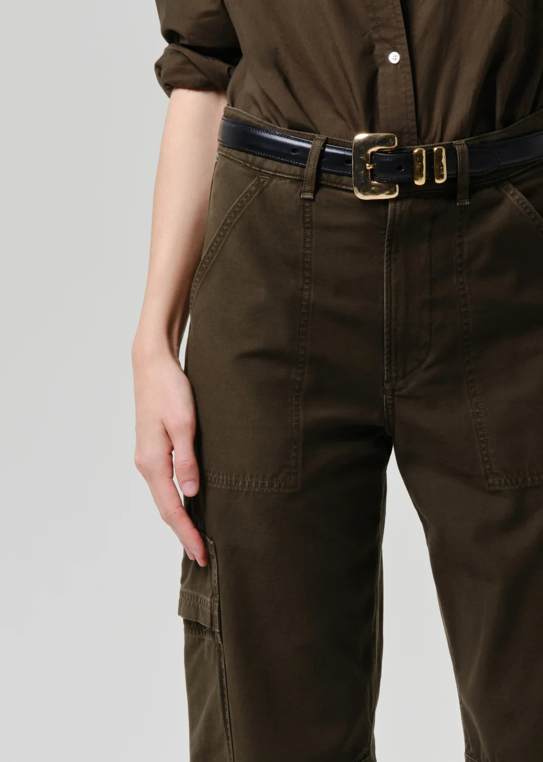 Citizens of Humanity Ciela Bubble Utility Pant in Moss