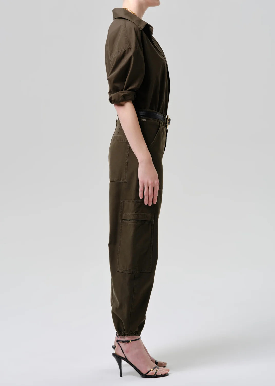 Citizens of Humanity Ciela Bubble Utility Pant in Moss