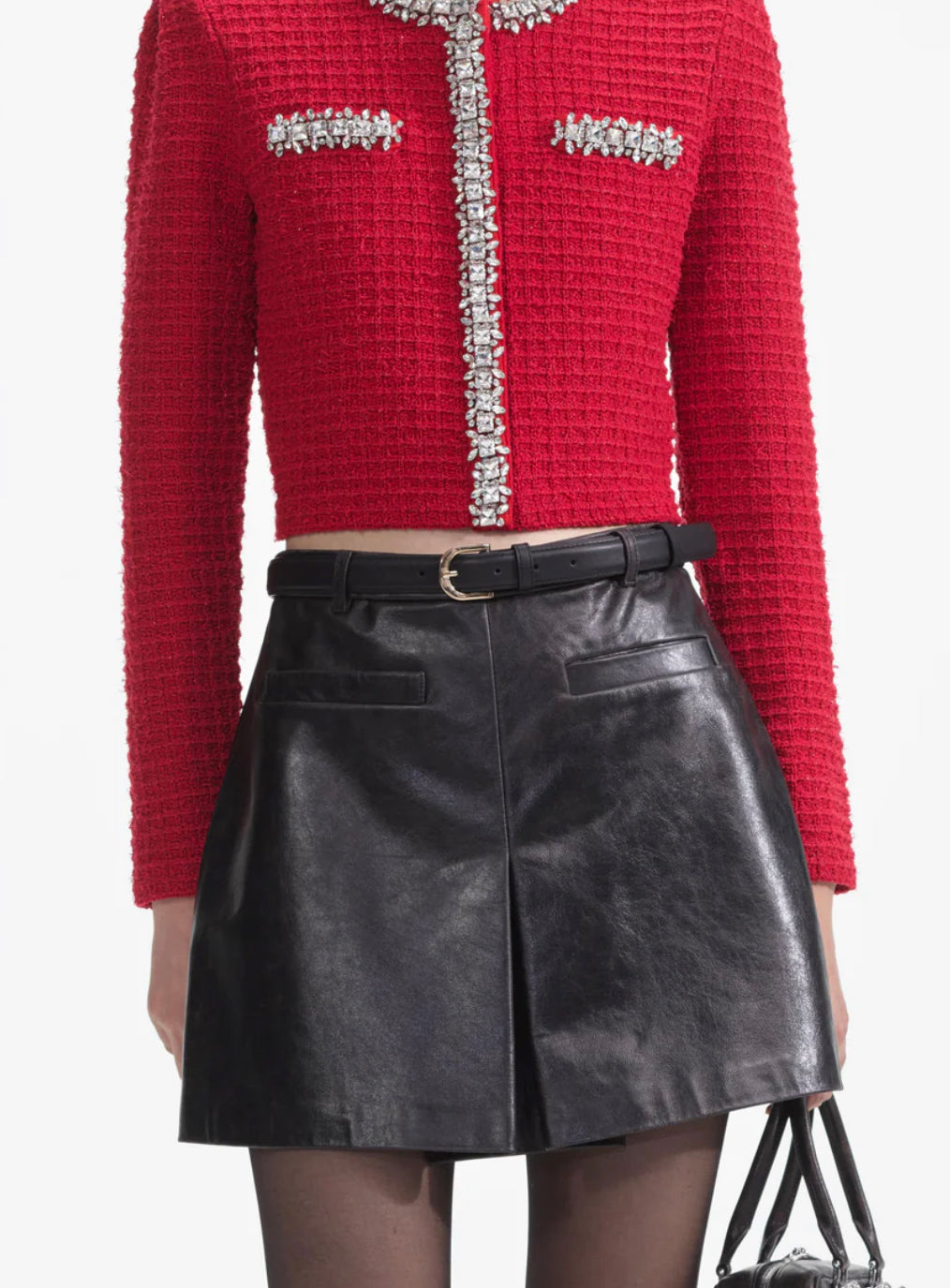 Leather Mini Skirt