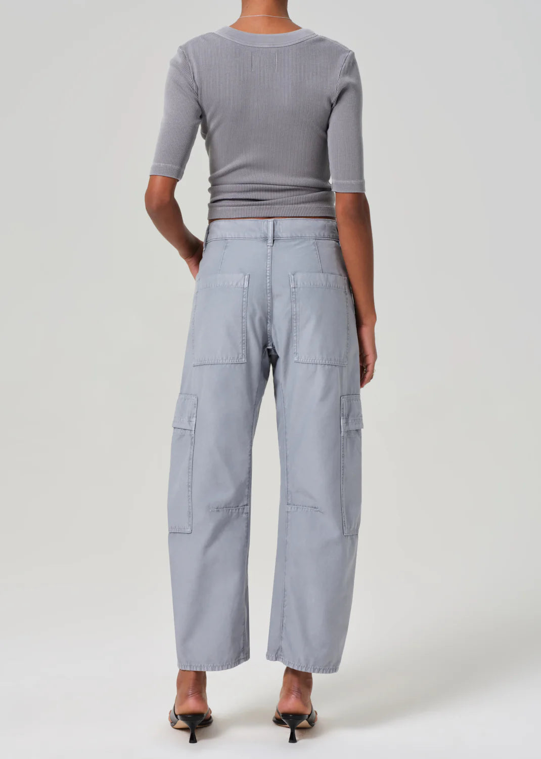 Marcelle Low Slung Cargos Hematite