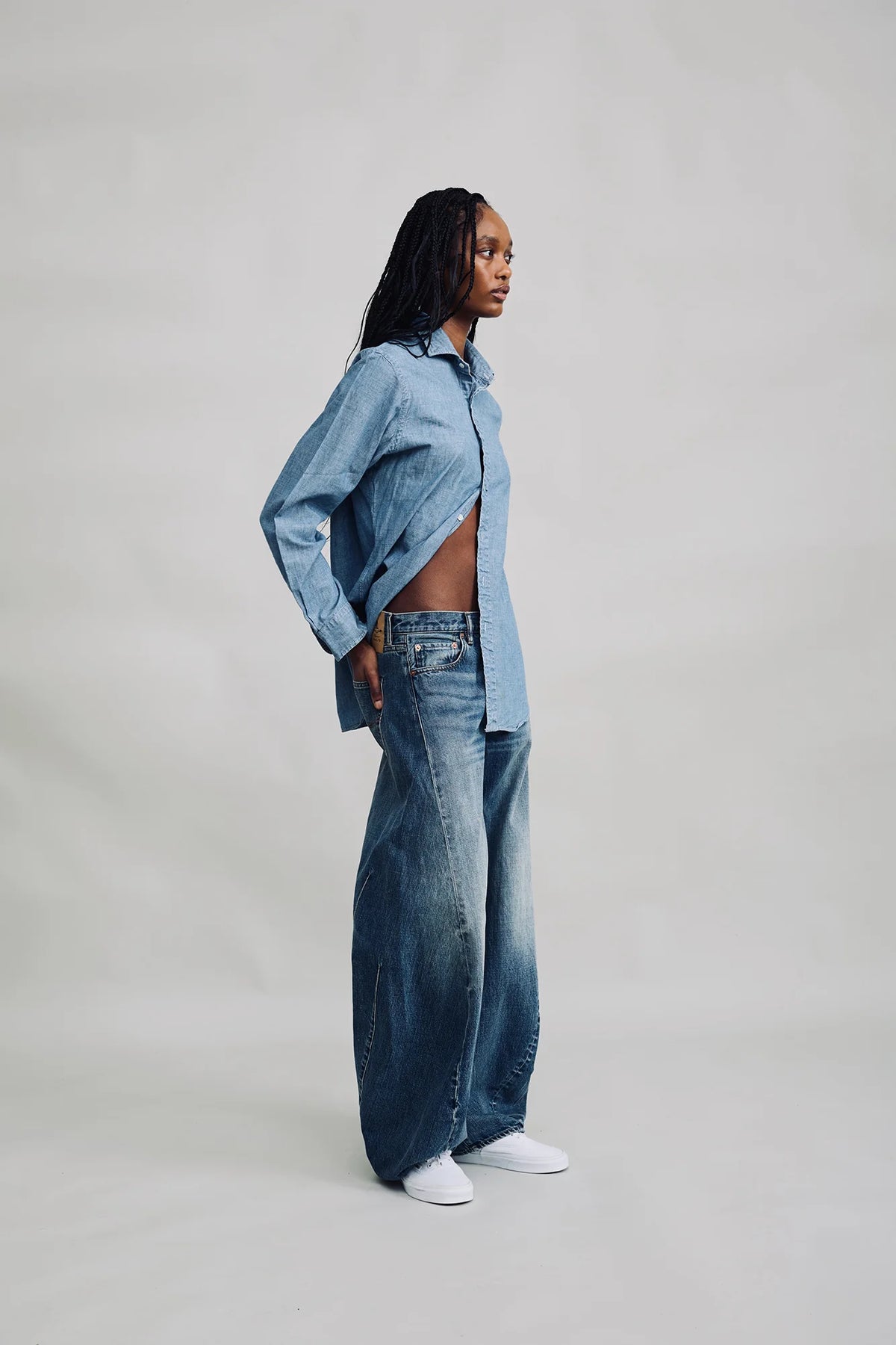 Denimist Remy Barrel Jean in Burke Indigo