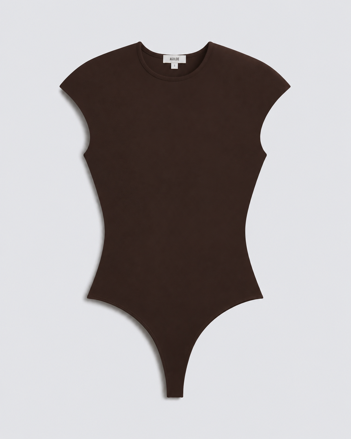 Agolde Agata Bodysuit in Carob