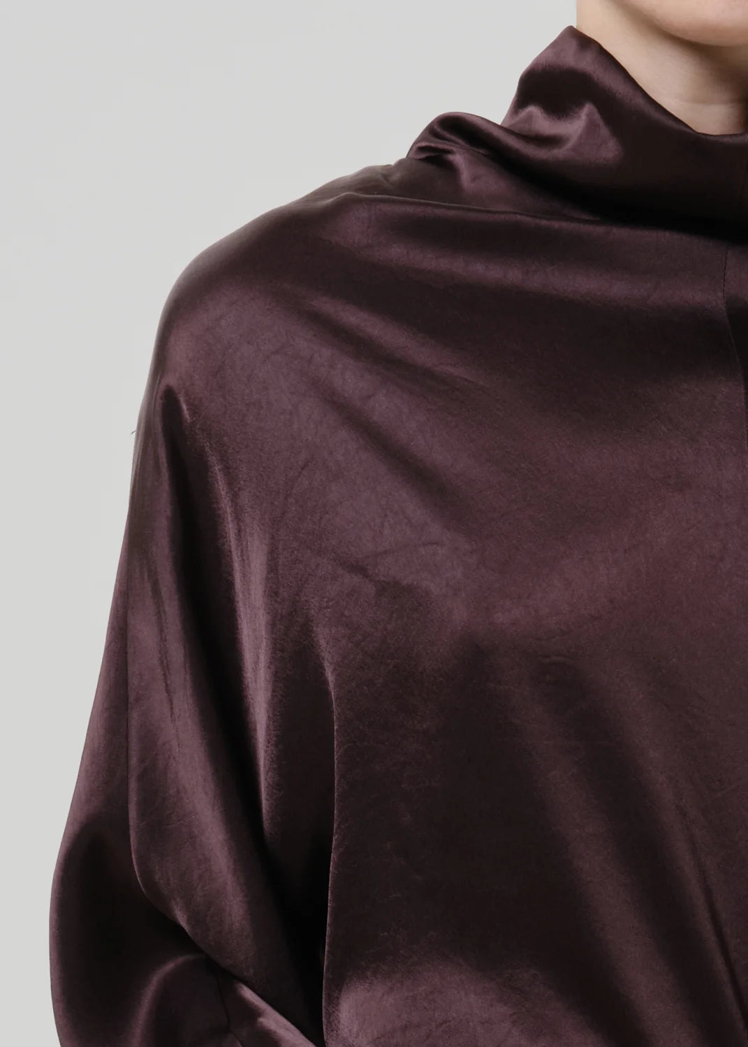 Citizens of Humanity Ilaria Draped Top in Espresso