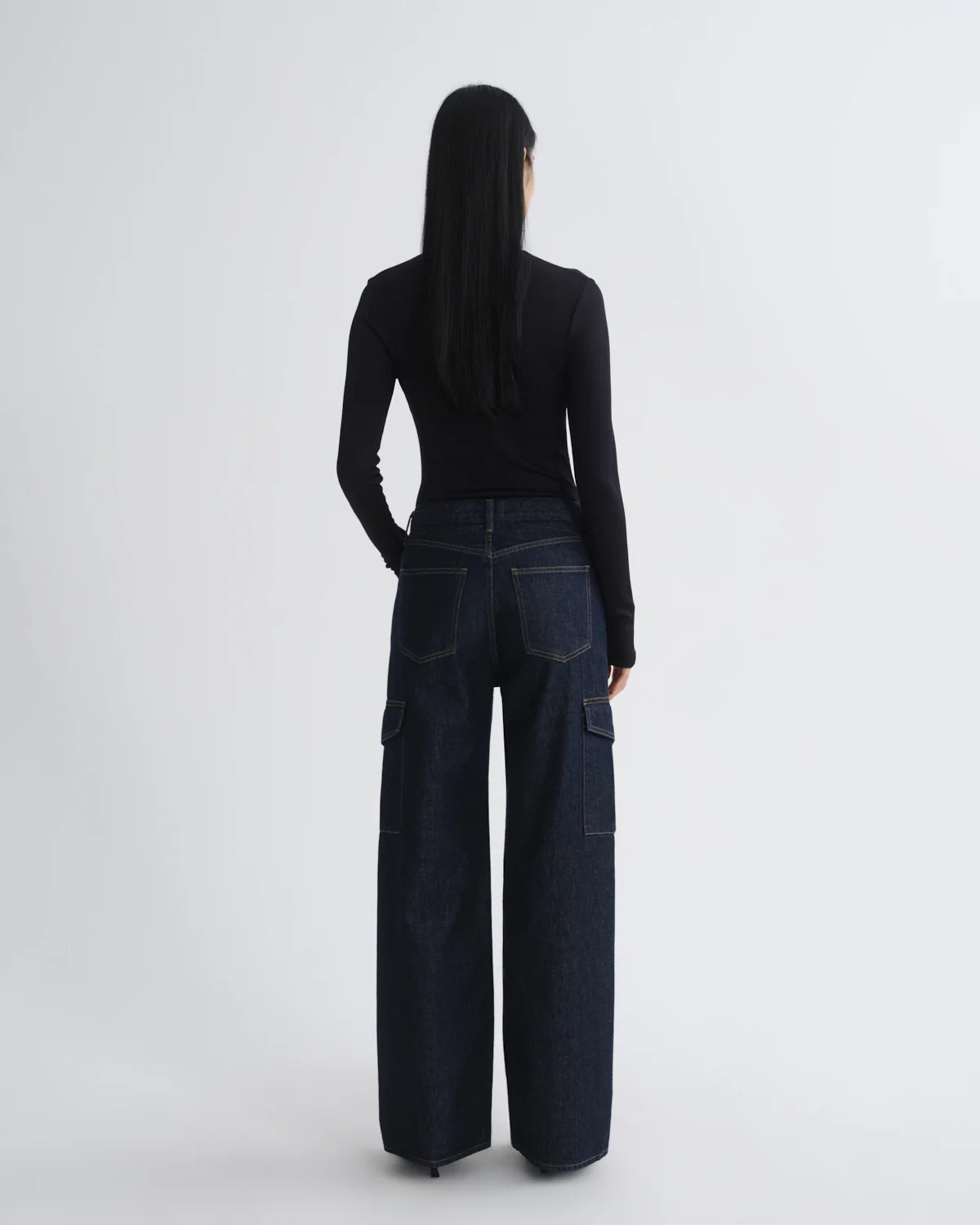 Agolde Delphi Slim Tee in Obscura