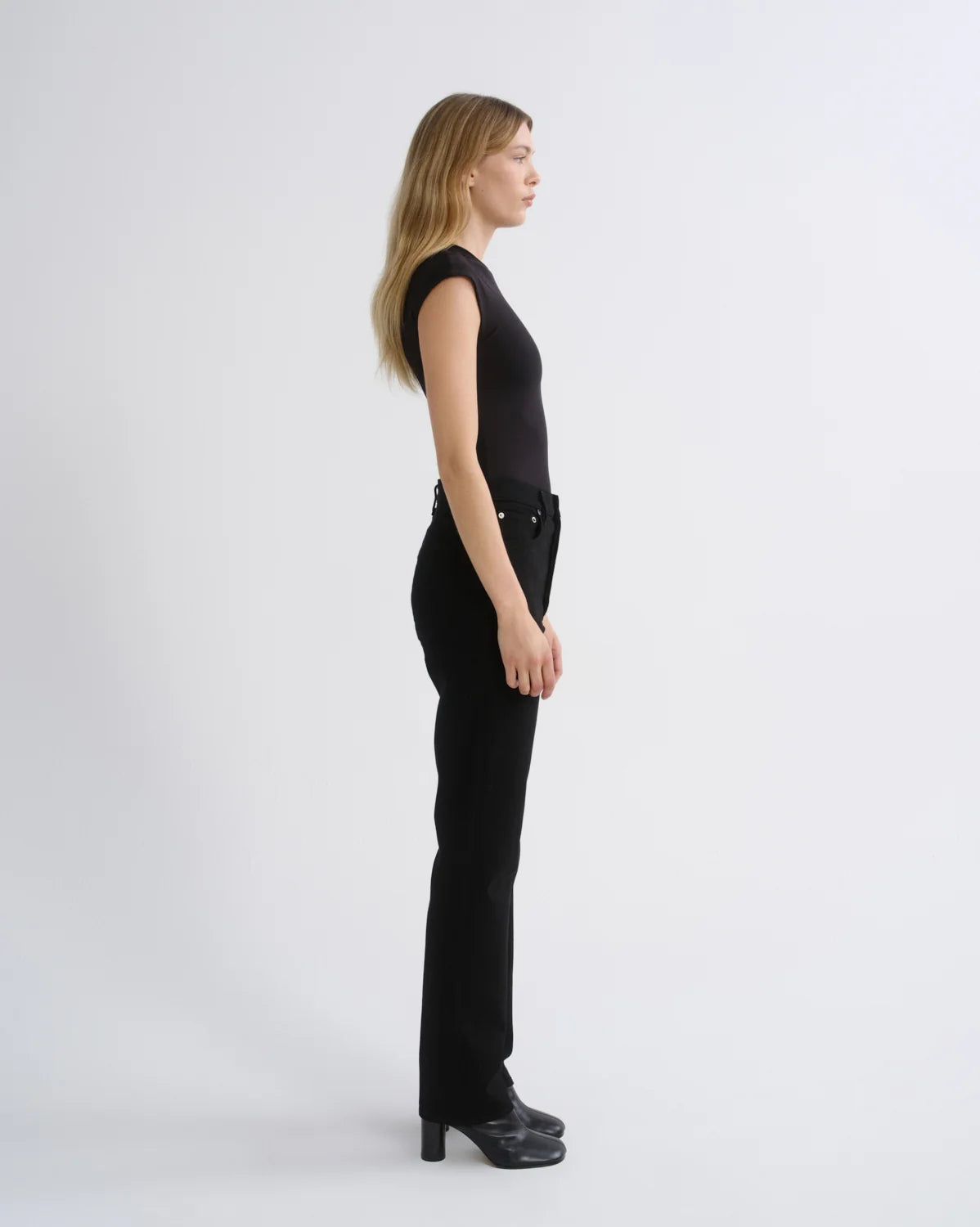 Agolde Agata Bodysuit in Black