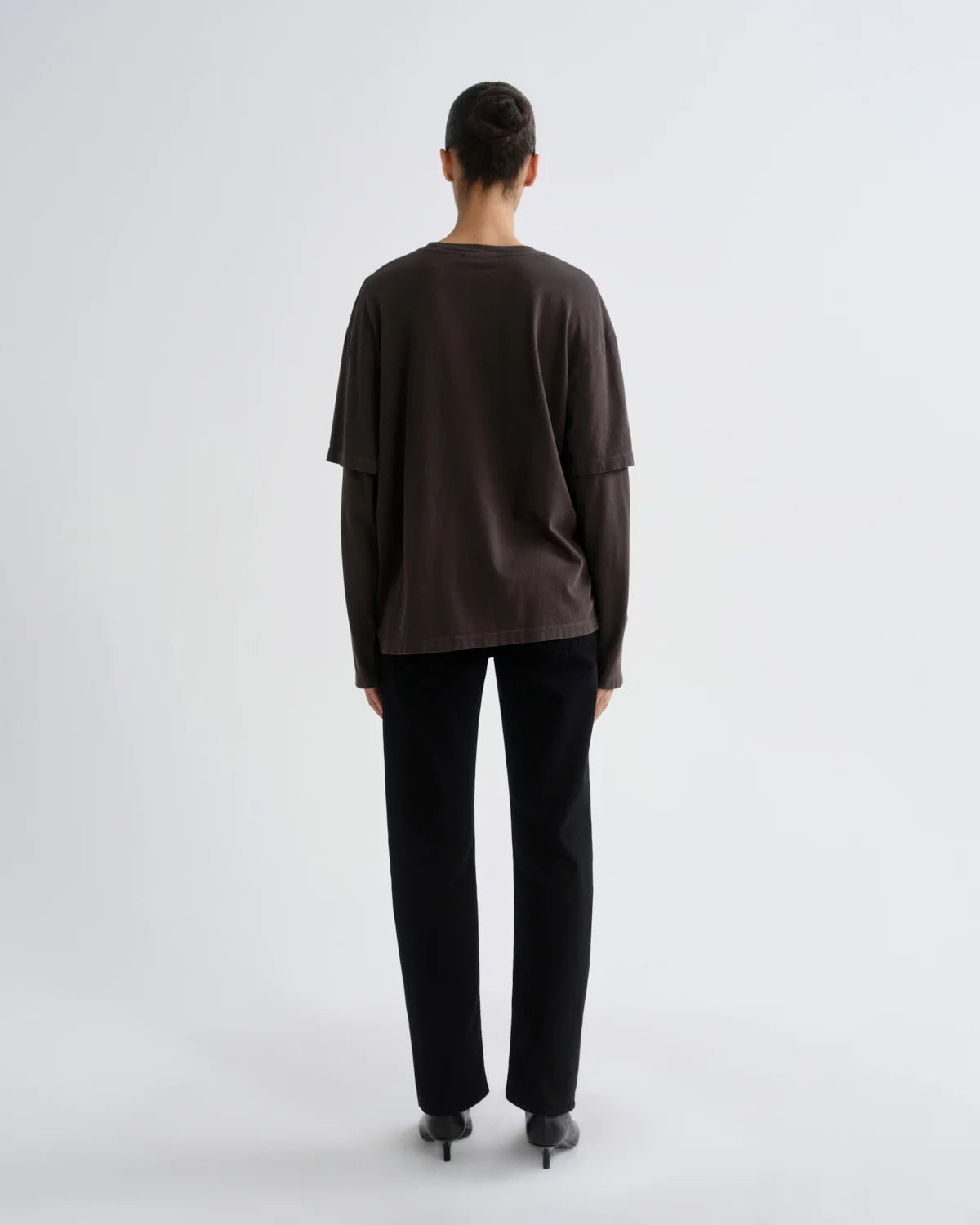 Agolde Lois Tee in Forge
