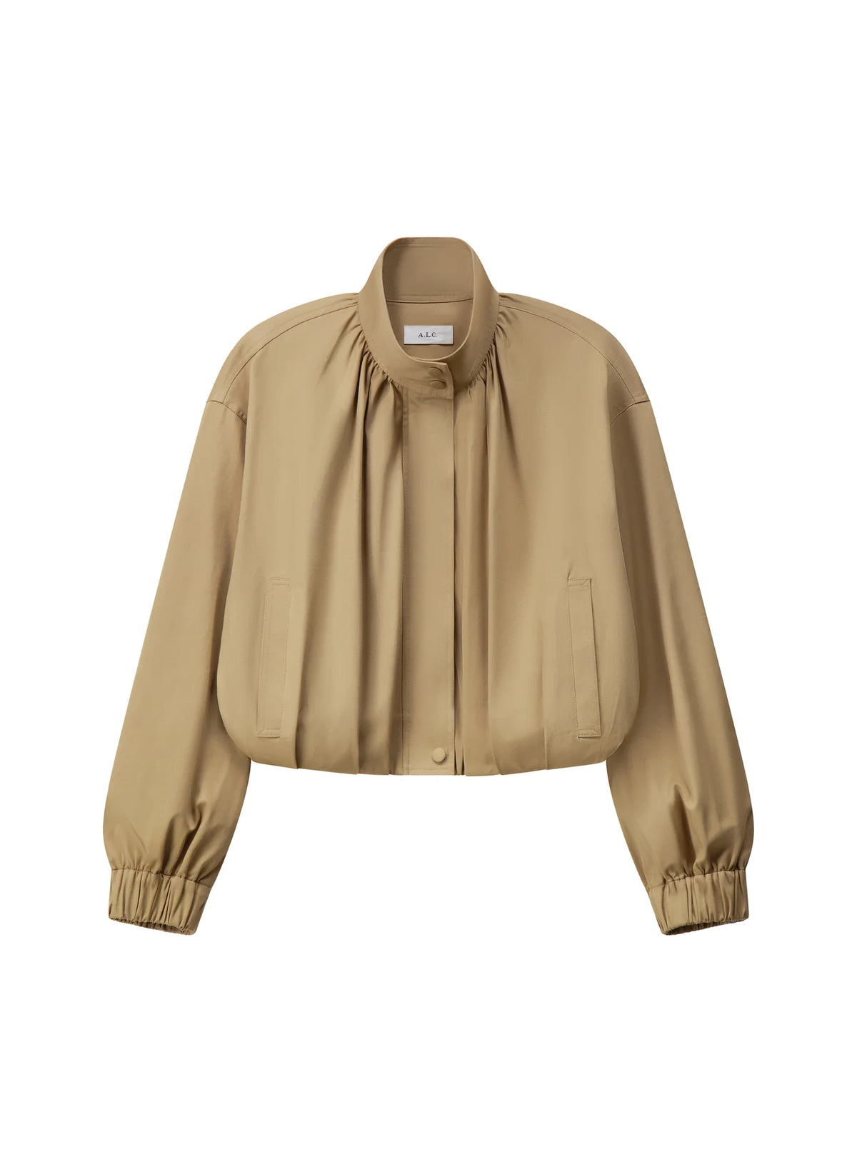 A.L.C. Amélie Cotton Twill Jacket in Light Bark