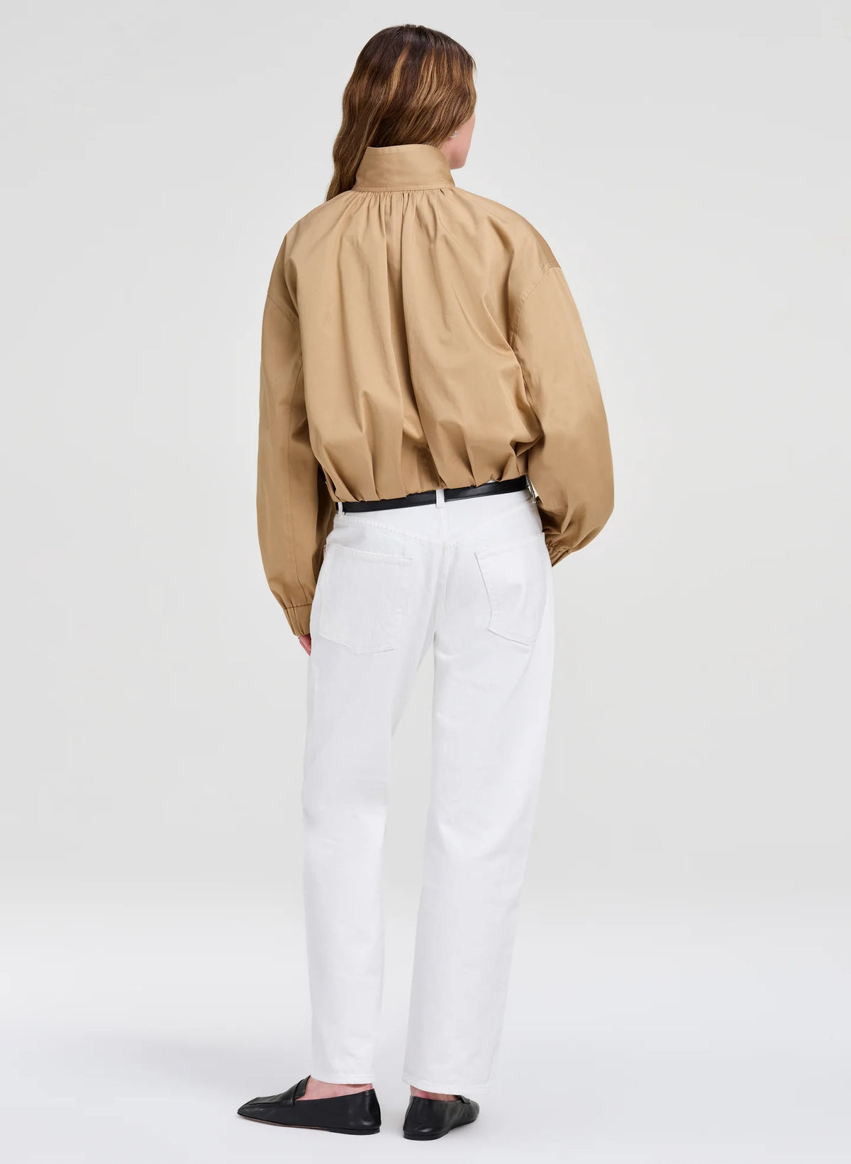 A.L.C. Amélie Cotton Twill Jacket in Light Bark