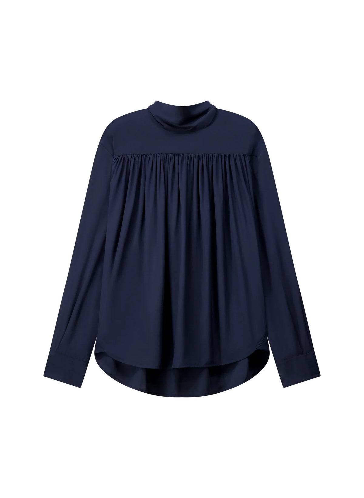 A.L.C. Danielle Silk Top in Evening Blue