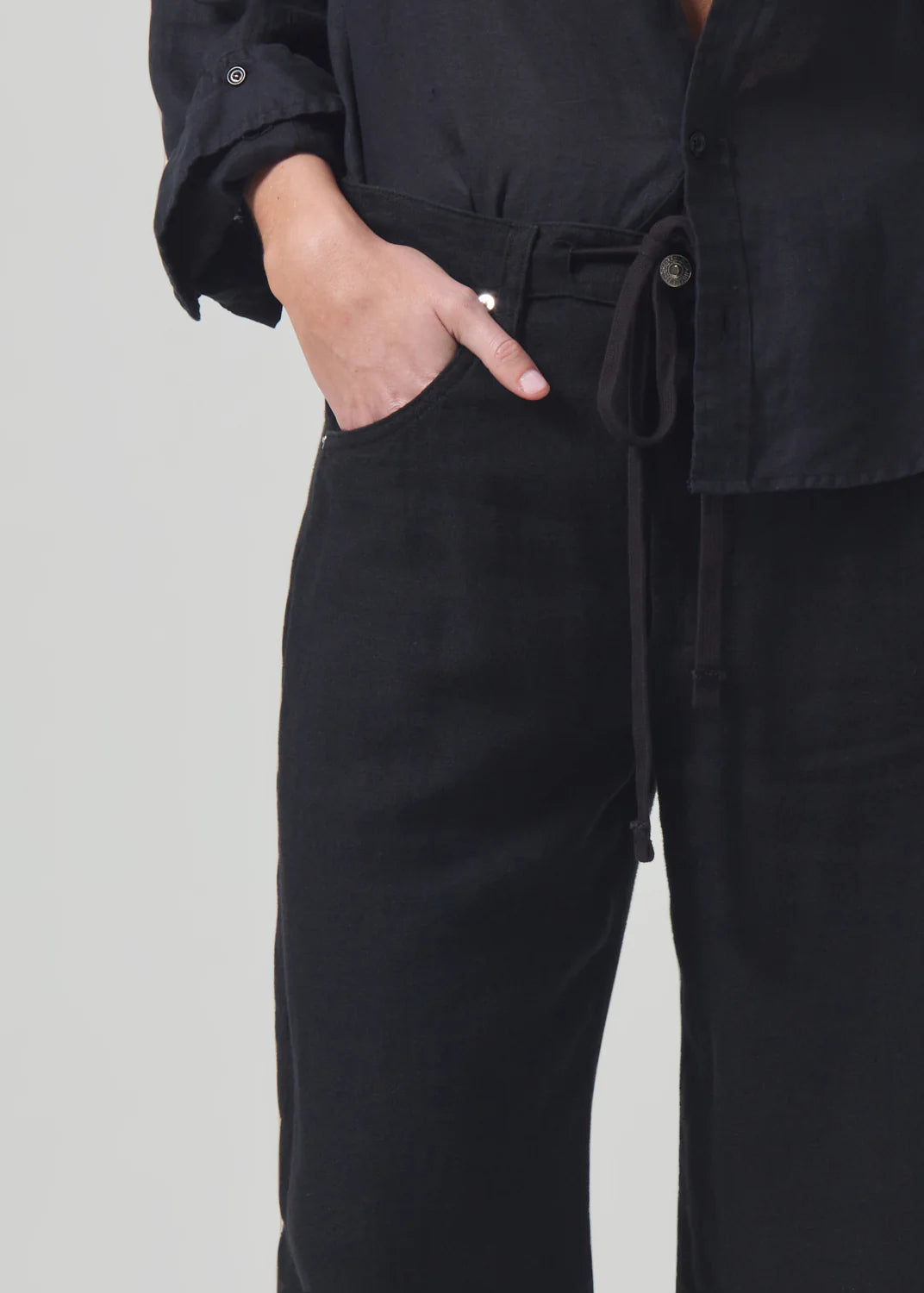 BRYNN DRAWSTRING LINEN TROUSER