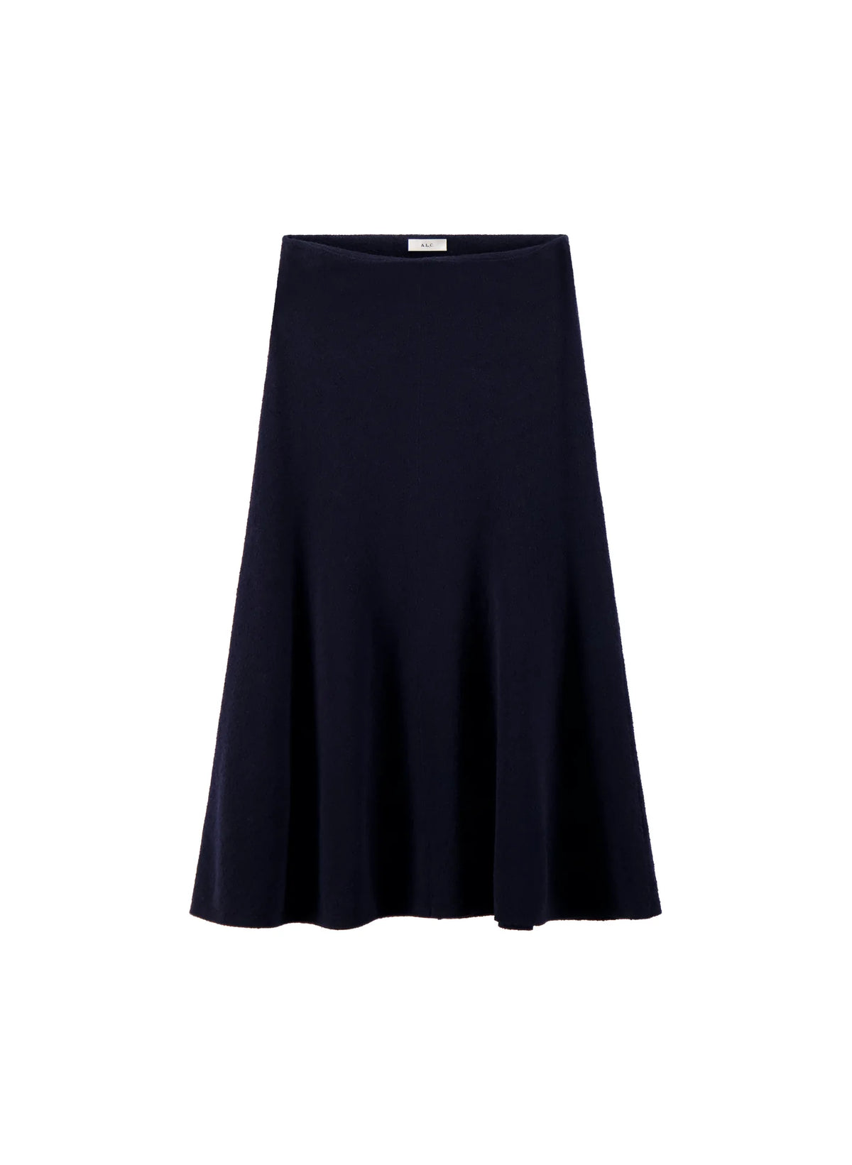 A.L.C. Flo Boucle Midi Skirt in Navy