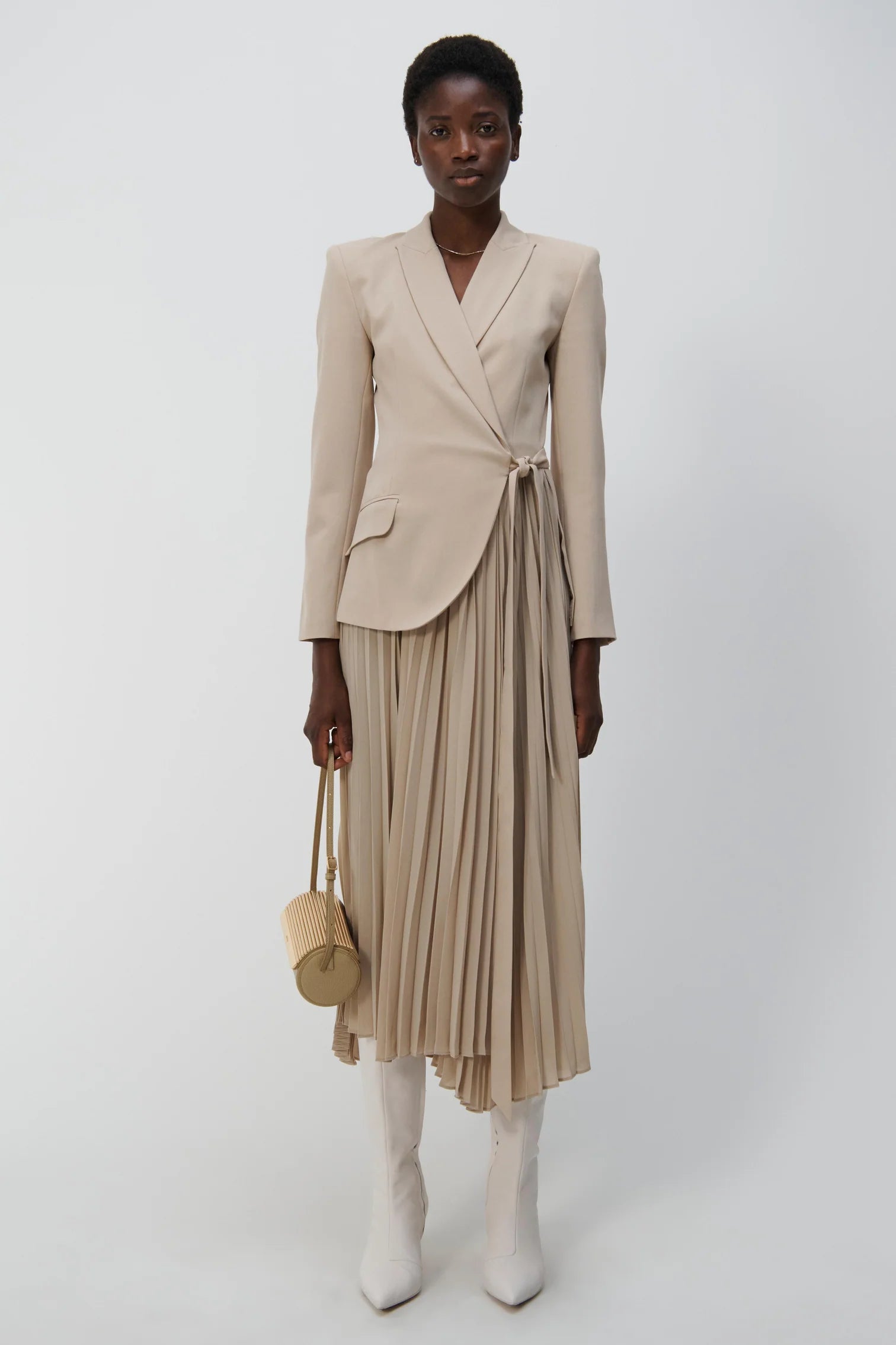Ambretta AMBRETTA COMBO DRESS – RTND