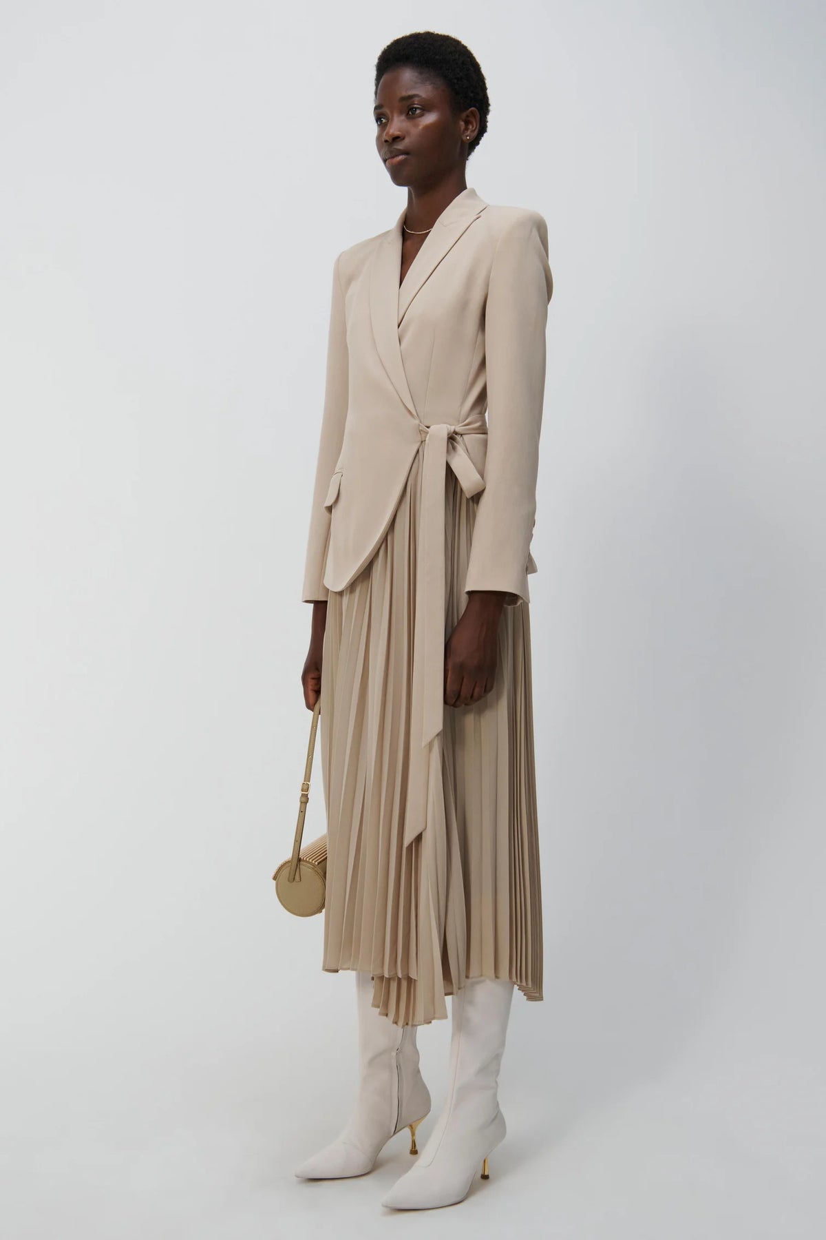 Ambretta AMBRETTA COMBO DRESS – RTND
