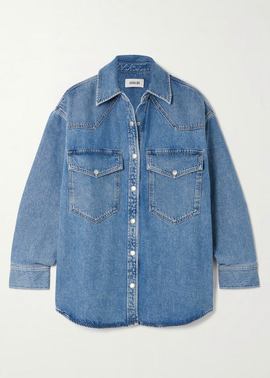 Agolde Lotta Denim Shirt