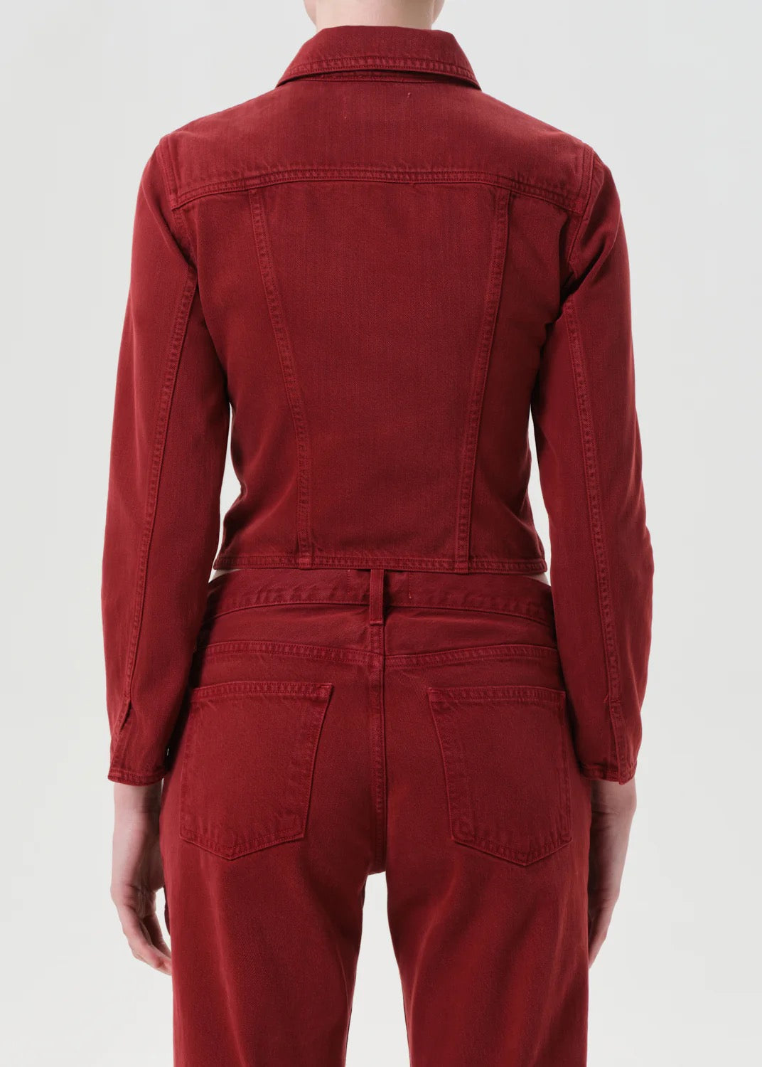 Agolde Contoured Jacket-Brick