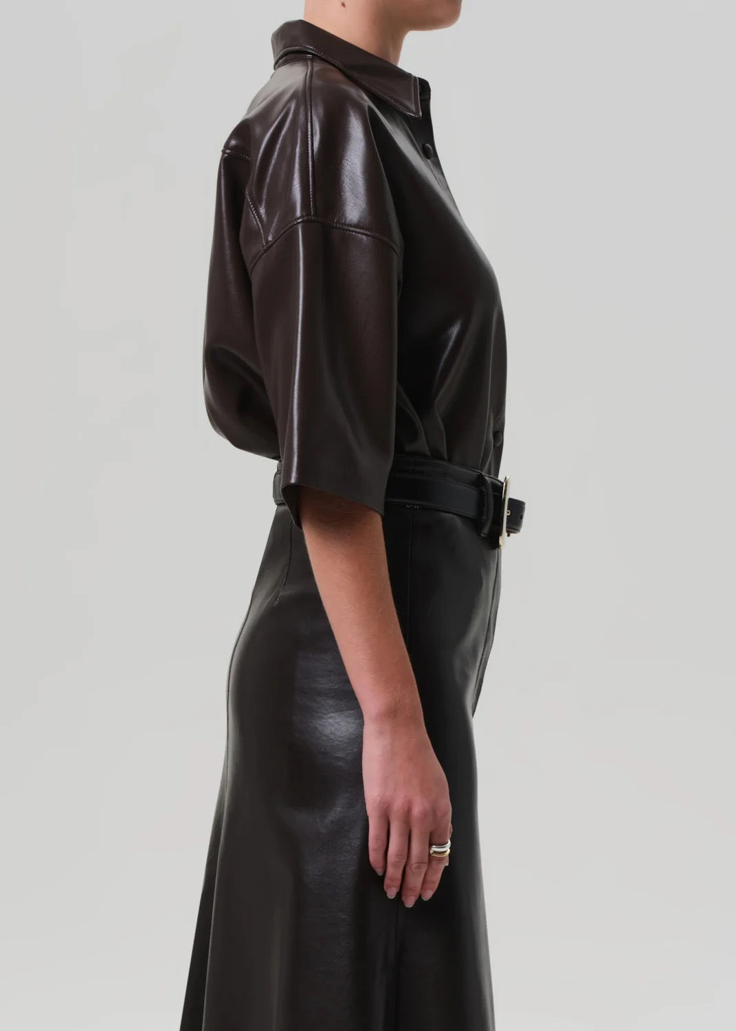 Citizens Of Humanity Frances Crop Cape Button Up