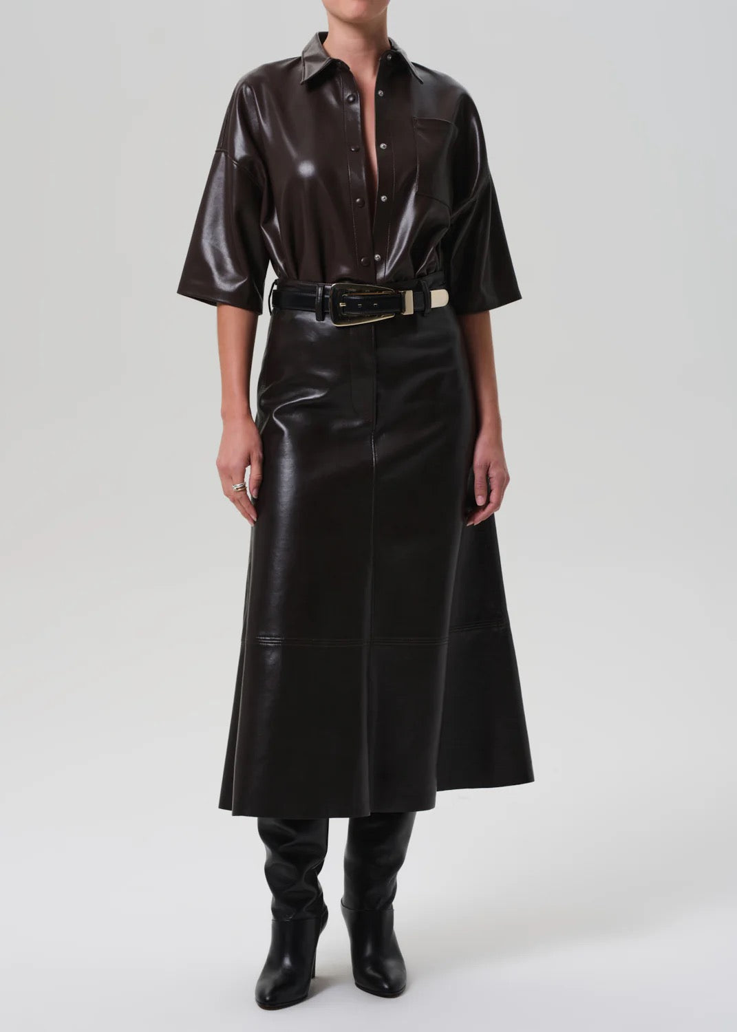 Citizens Of Humanity Frances Crop Cape Button Up