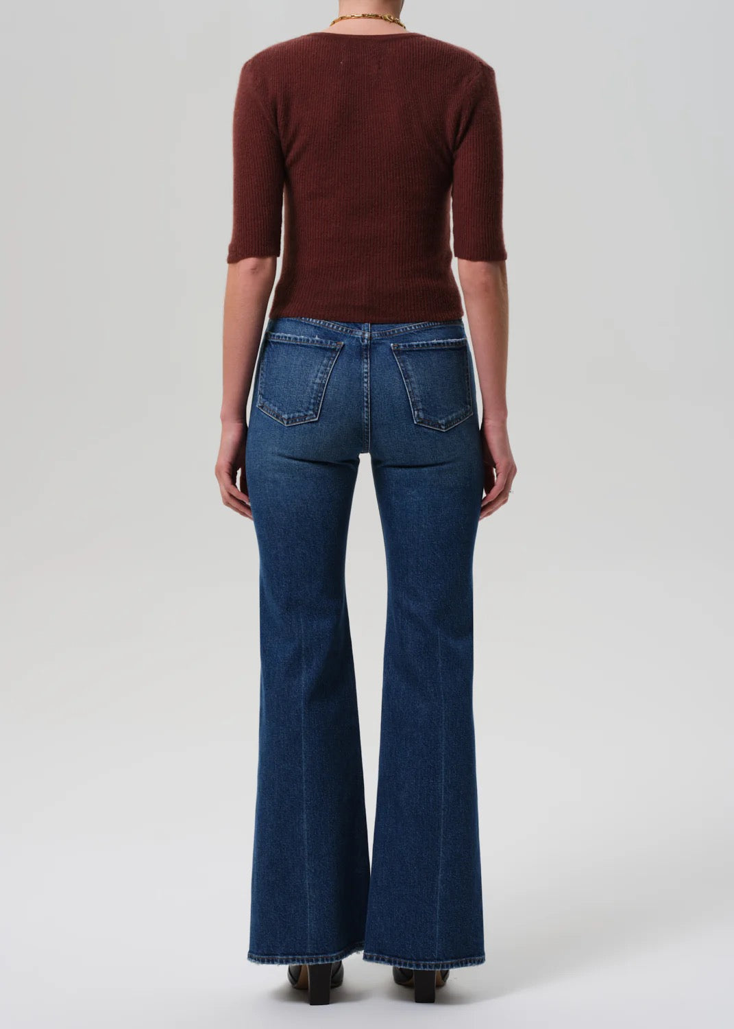 Kimberly Flare Jeans – back view showing full-length flare leg and classic five-pocket design