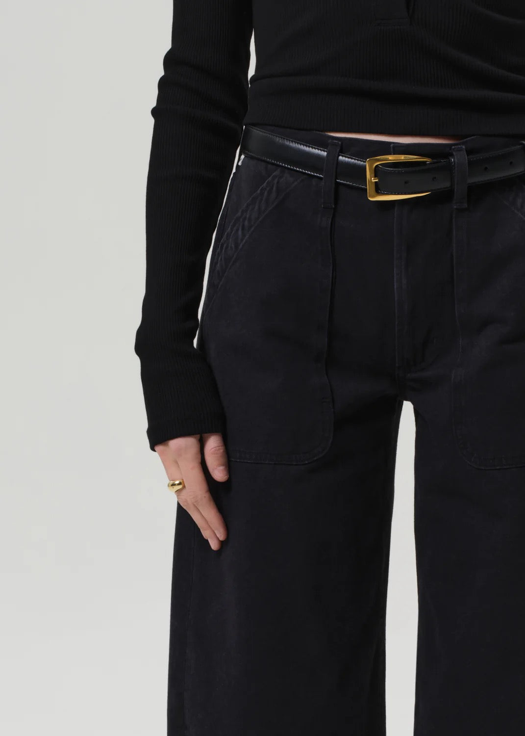 Citizens Of Humanity Ayla Cargo-Washed Black