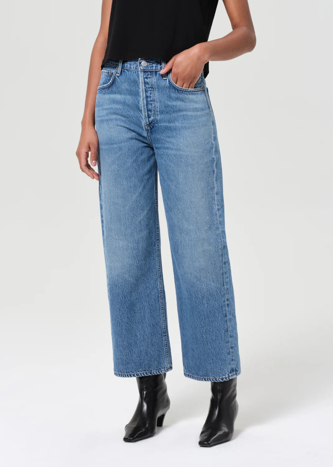 Agolde Ren High Rise Wide Leg-Shrine